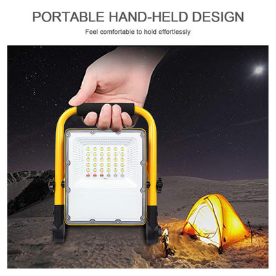 30W High Lumens USB Rechargeable Work Light Waterproof 360° Rotating Foldable Stand COB LED Work Light