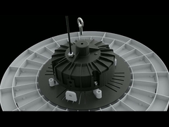 HB02 العلامة التجارية الجديدة عاكس غطاء الكمبيوتر 100w 150w 200w 300w ضوء الميناء العالي UFO LED الصناعية ضوء الميناء العالي