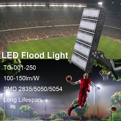 Outdoor High lumen high power high mast 6500K CCT 100-150lm/W Efficiency IP65 LED Flood Light