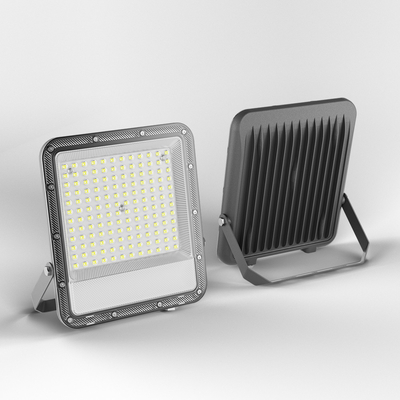 100W 10,000LM مصباح الفيضانات LED مع عدسة دقة - ضوء ضوء فائق الوضوح،اللون الرمادي IP65 مقاوم للماء،نموذج 2025 الجديد للاستخدام في الهواء الطلق