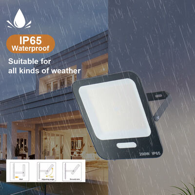 KCD OEM Security Flood Lamp with Motion Sensor IP65 Waterproof 50000 Hours Lifespan LED Outdoor Flood Light
