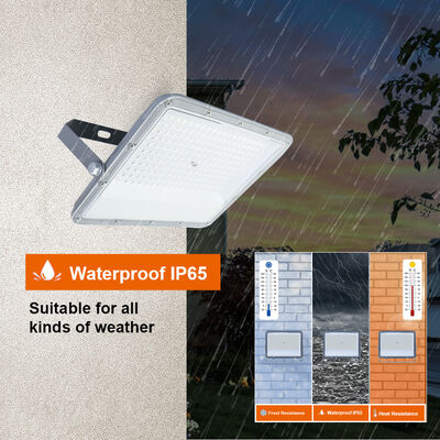 KCD 220v 6500K Slim High Lumen IP66 Waterproof Outdoor LED Flood Light with 50000 Hours Lifespan