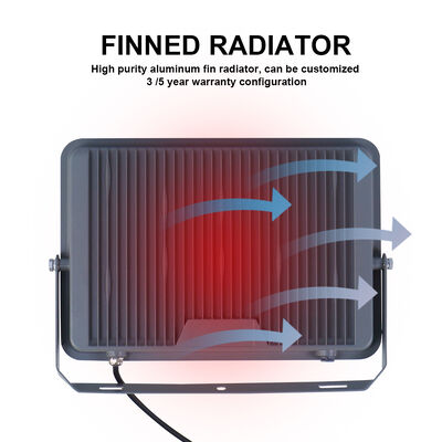 KCD High Power IP65 Waterproof LED Flood Light with Remote Control for Garden and Sport Lighting