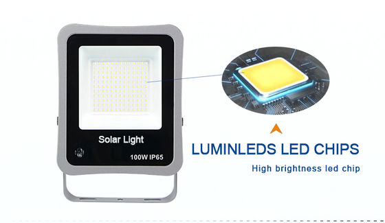 Aluminum Waterproof Ip65 100w Led Solar Powered Flood Lights